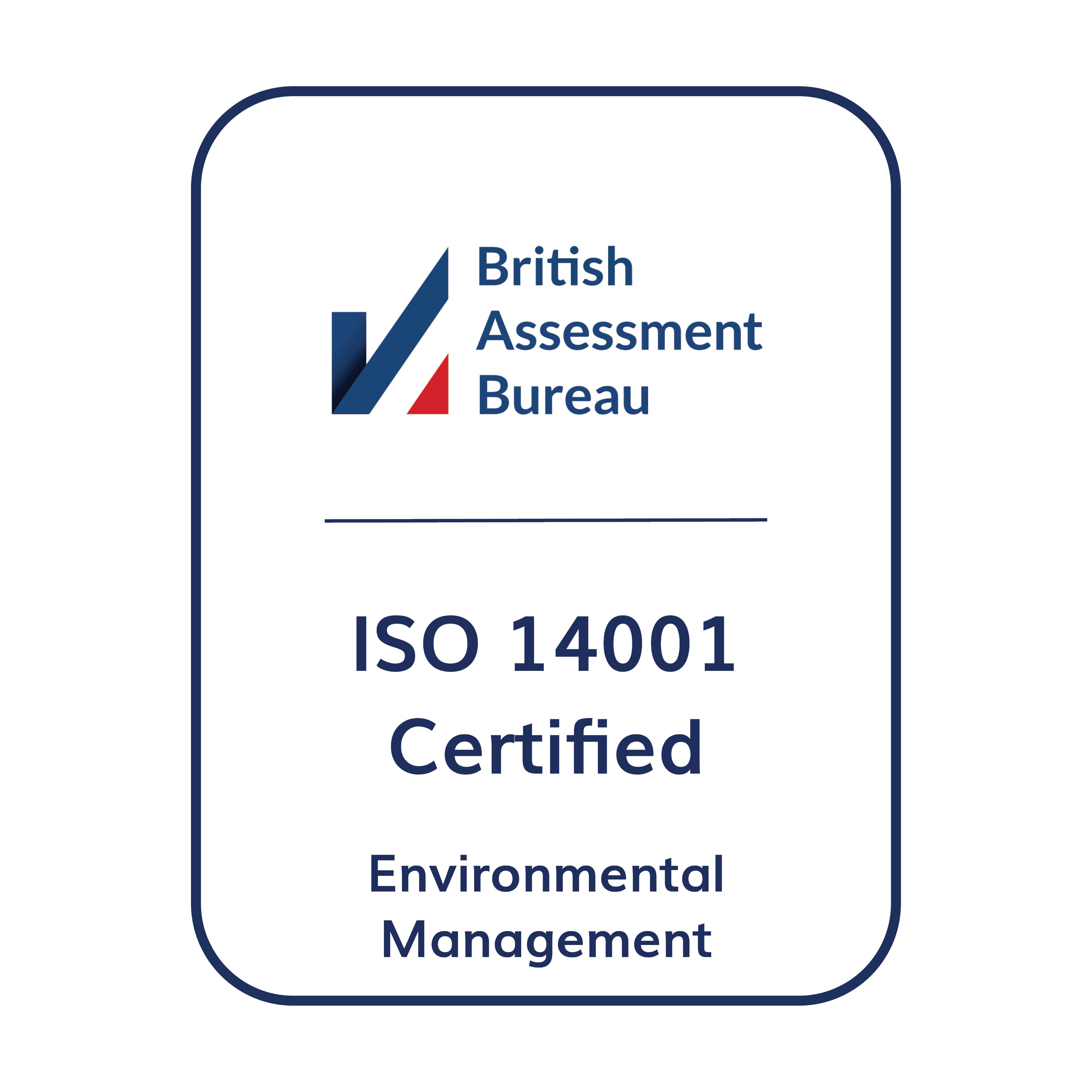 ISO 14001 certification