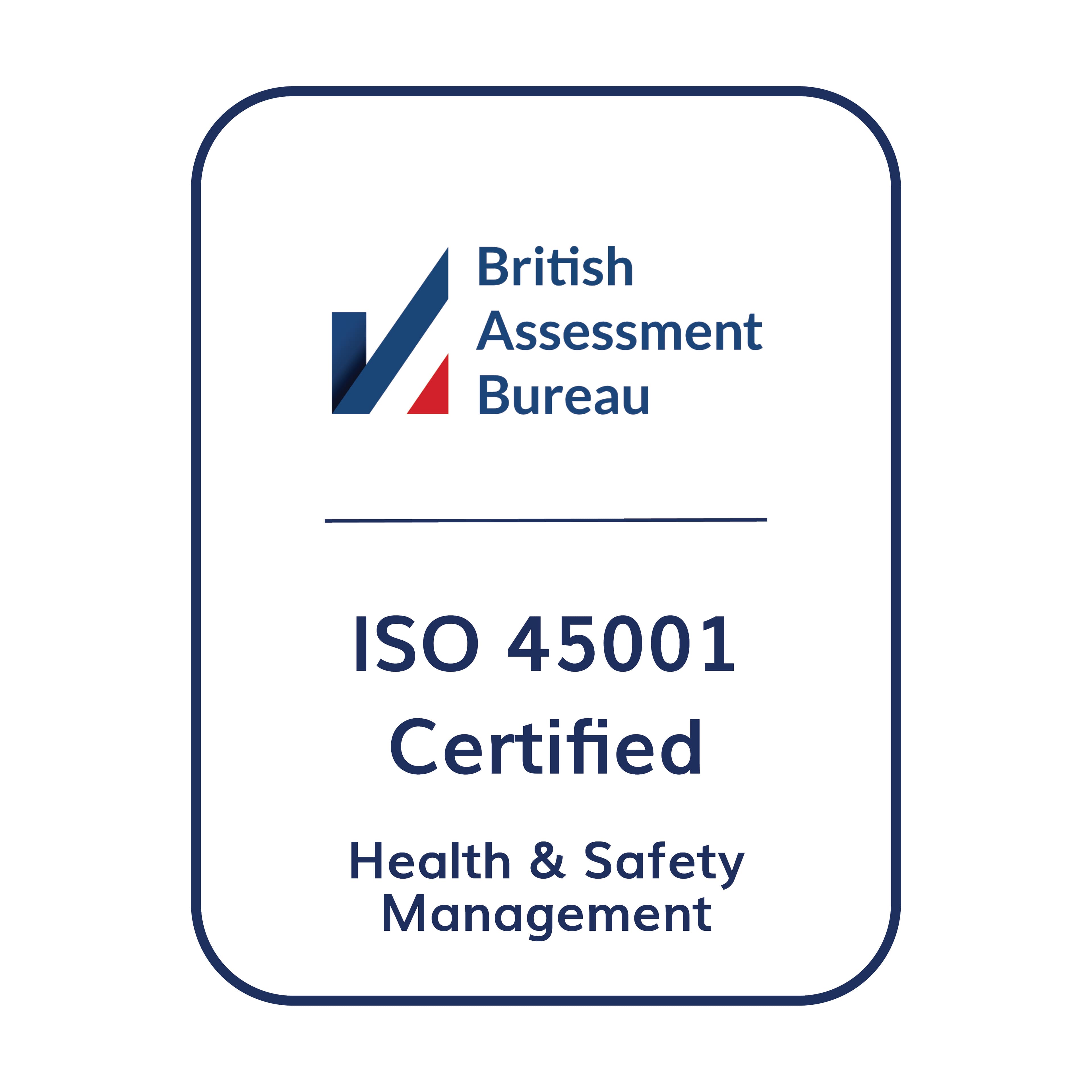 ISO 45001 certification